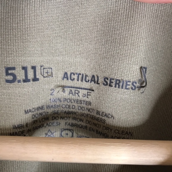 5.11 tactical series mens performance short sleeve polo size XL - Picture 5 of 10